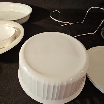 Assorted White China Serving Dishes  (K-JS)