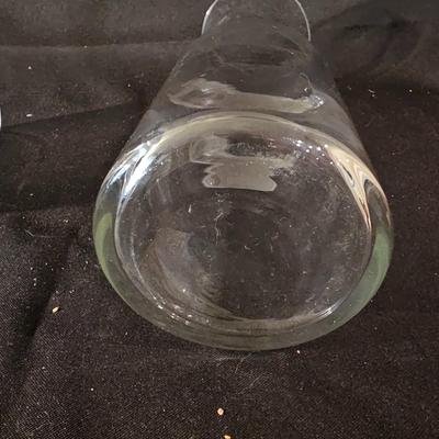 Pair of Glass Pitchers (K-JS)