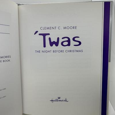 Hallmark Clement C. Moore Twas The Night Before Christmas Featuring a Coca-Cola Santa Tribute Kids Book