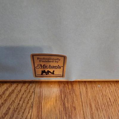 Sea & Town Watercolor, Pencil Signed (PS-JS)