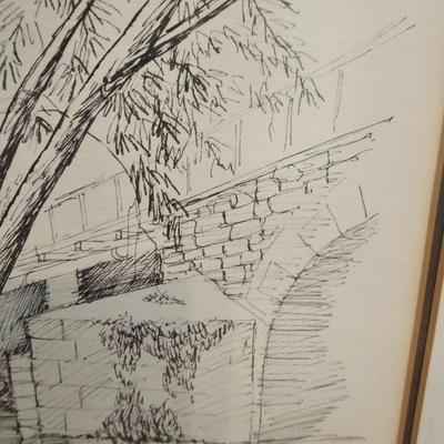Three Fred Brauer Pencil Signed Art (PS-JS)