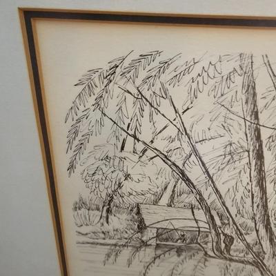 Three Fred Brauer Pencil Signed Art (PS-JS)