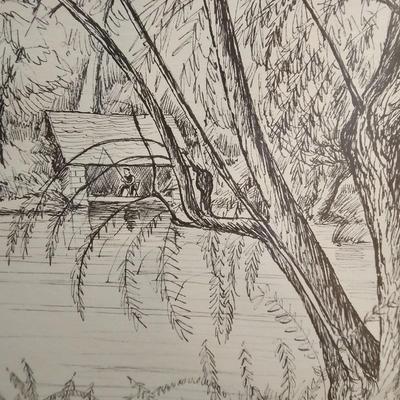 Three Fred Brauer Pencil Signed Art (PS-JS)