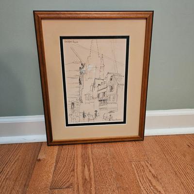 Three Fred Brauer Pencil Signed Art (PS-JS)