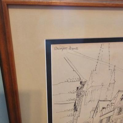 Three Fred Brauer Pencil Signed Art (PS-JS)