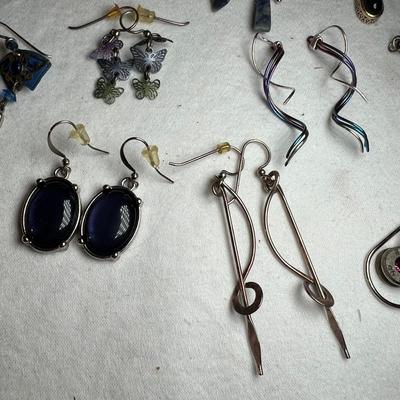 Thirty Plus Pairs of Dangle Earrings (K-RG)