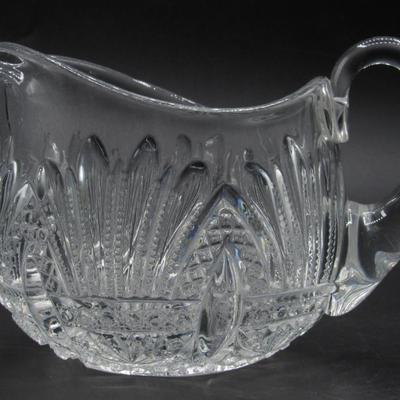 Vintage Mid Century Glass Teaware Creamer Pitcher Pourer Cup
