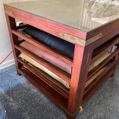 Unique Wooden Side Table (LR-MK)