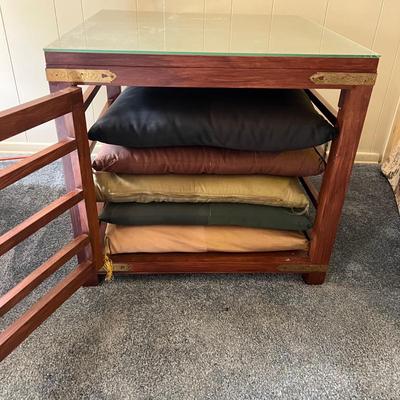Unique Wooden Side Table (LR-MK)