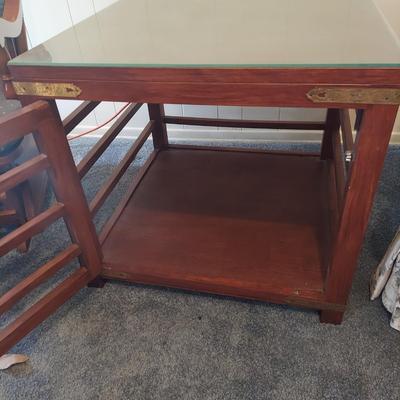 Unique Wooden Side Table (LR-MK)
