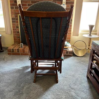 Wooden Glider Armchair (LR-MK)