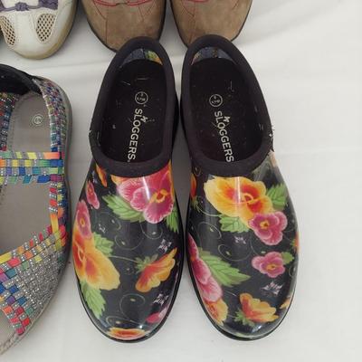 Women's Shoes Size 8, incl. Sloggers, Skechers, Jambu, & More (B1-BBL)