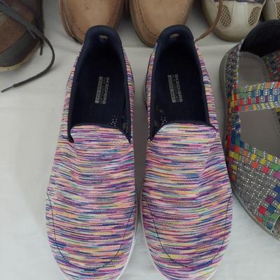 Women's Shoes Size 8, incl. Sloggers, Skechers, Jambu, & More (B1-BBL)