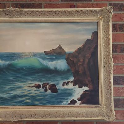 Ocean Landscape Oil Painting (LR-BBL)