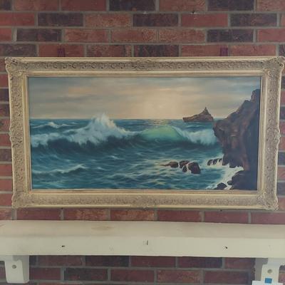 Ocean Landscape Oil Painting (LR-BBL)