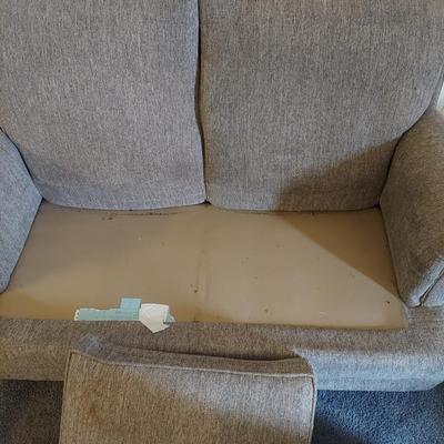 Gray Halifax Dove Loveseat (LR-BBL)