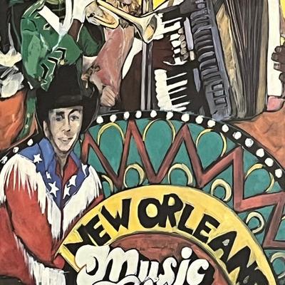RISE DELMAR OSCHNER ~ New Orleans Music City Print