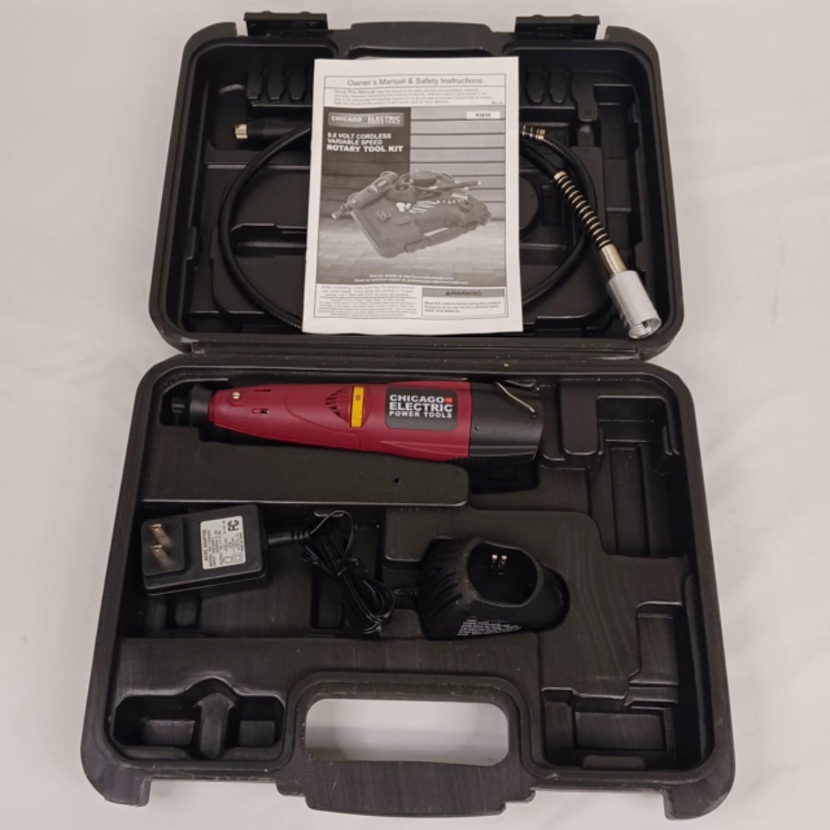 Chicago Electric Cordless Rotary Tool