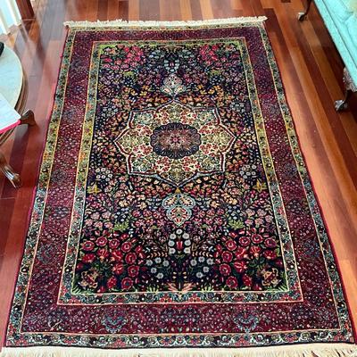 B1150 Antique Handknotted Oriental Persian Rug
