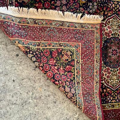 B1150 Antique Handknotted Oriental Persian Rug