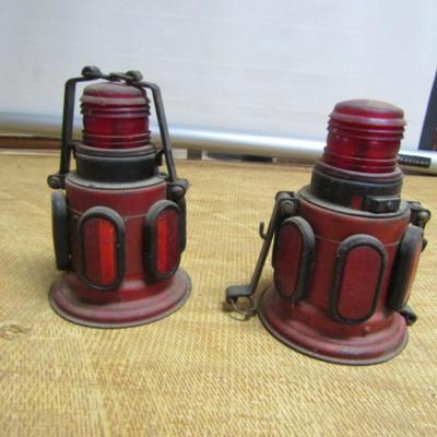 Pair of K-D Lamp Co. Road Flares