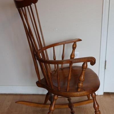 Nichols & Stone Co. Wood Rocking Chair