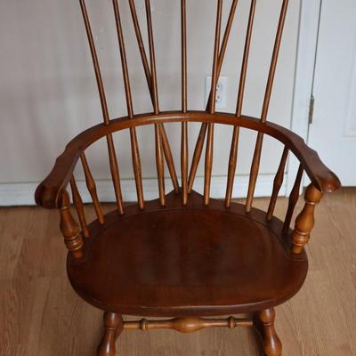 Nichols & Stone Co. Wood Rocking Chair