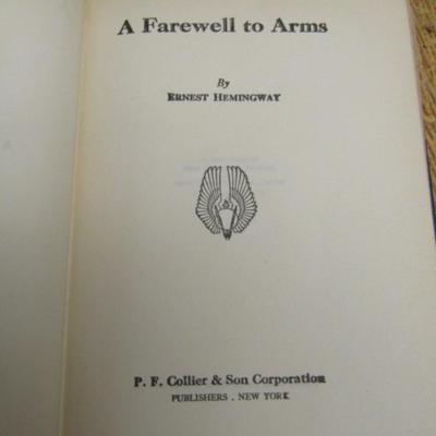 Antique Pair of Ernest Hemingway Hardback Books