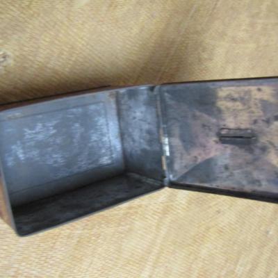 Antique Metal Buchanan & Lyall Tobacco Box- Approx 8