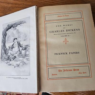 Works of Charles Dickens 15 volumes RARE!