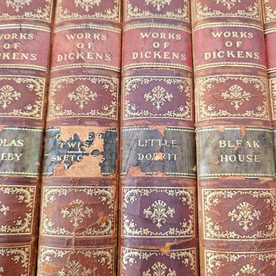 Works of Charles Dickens 15 volumes RARE!