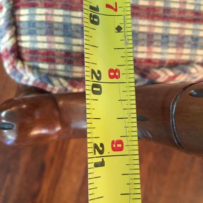 Vintage mahogany chair with open design back