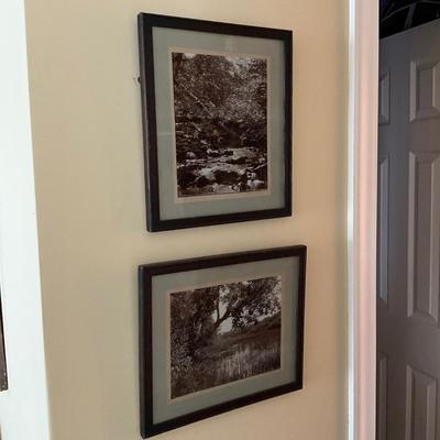 UB1189 Pair of Black and White Framed Photographs by Harry Norton '96