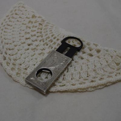 925 Sterling Silver Encased Cigar Cutter