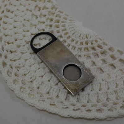 925 Sterling Silver Encased Cigar Cutter