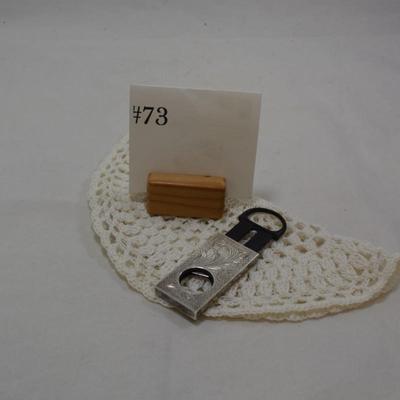 925 Sterling Silver Encased Cigar Cutter