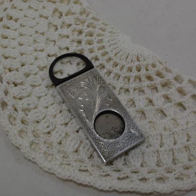 925 Sterling Silver Encased Cigar Cutter