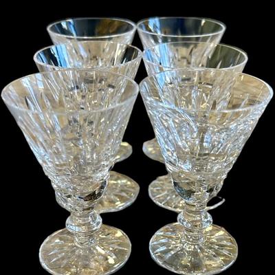 Set of 5 Waterford Crystal Tramore Water Goblets