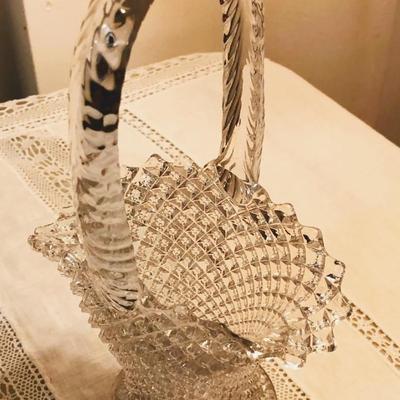 Beautiful glass basket