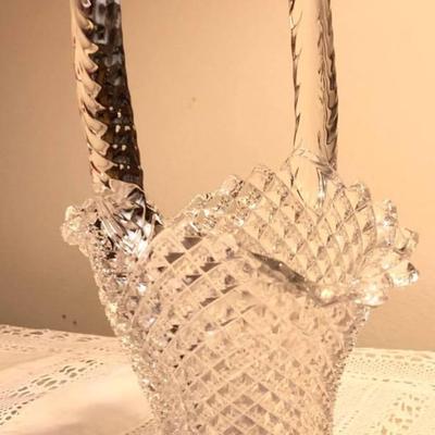 Beautiful glass basket