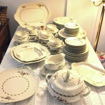 Stunning set of Sansoucci Rosenthal German US Zone china (appr 80 pcs)