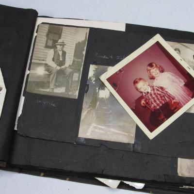 Vintage Filled Snapshots Photography Scrapbook Family History Memories, Portraits, Letters, & More