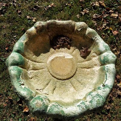 Cement Bird Bath (Y-BBL)