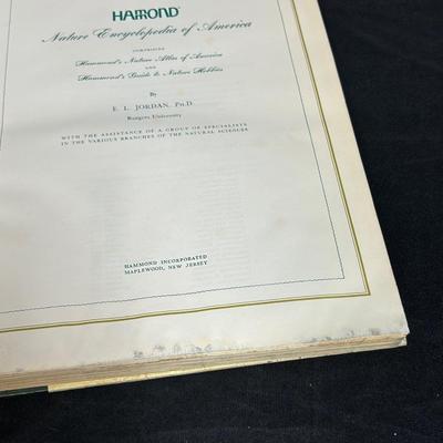 Vintage Hammond Nature Encyclopedia of America Hard Cover Reference Book 1969
