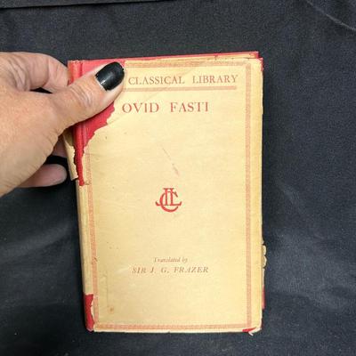 Vintage Antique Student Latin Learning Books Loeb Classical Library