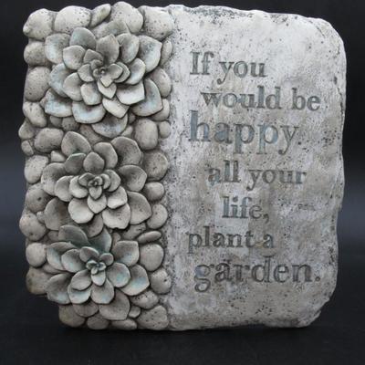If You Would Be Happy New Creative Hanging Plaster Stone Garden Art Decor