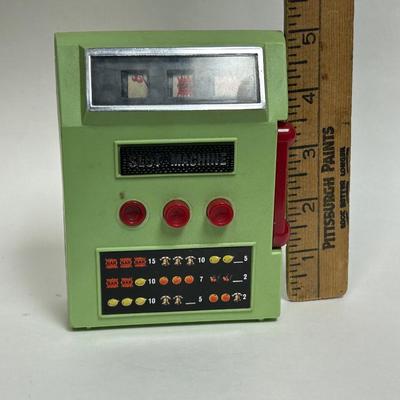 Vintage Made in Japan Battery Operated Plastic Slot Machine Handheld Game