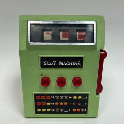 Vintage Made in Japan Battery Operated Plastic Slot Machine Handheld Game