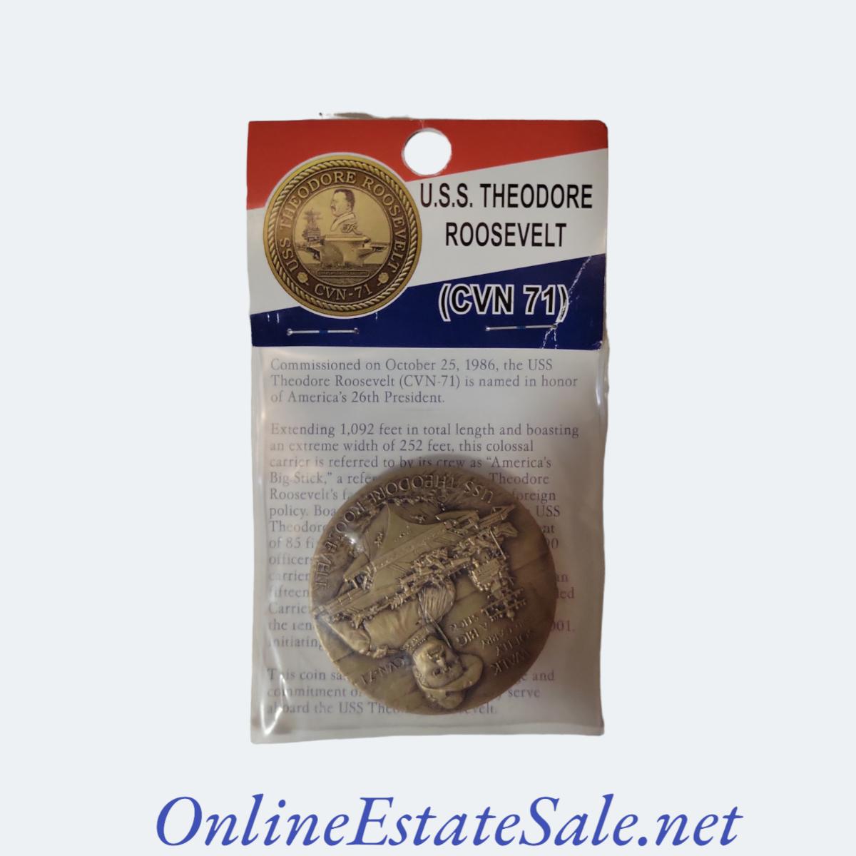 U S S THEODORE ROOSEVELT COIN EstateSales u-s-s-theodore-roosevelt-coin-estatesales