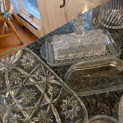Large Glassware Crystal Silverplate Lot Waterford & More